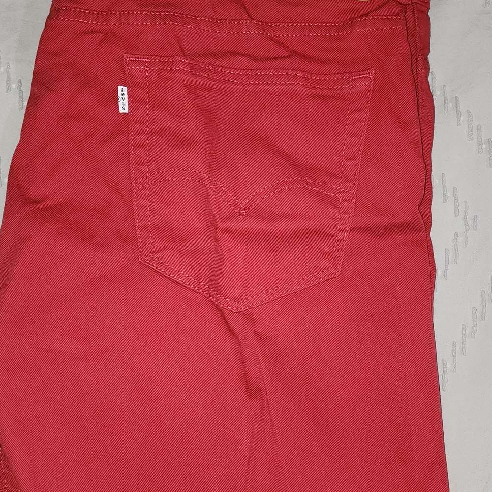 Levi's Men's Relaxed Jeans in Red